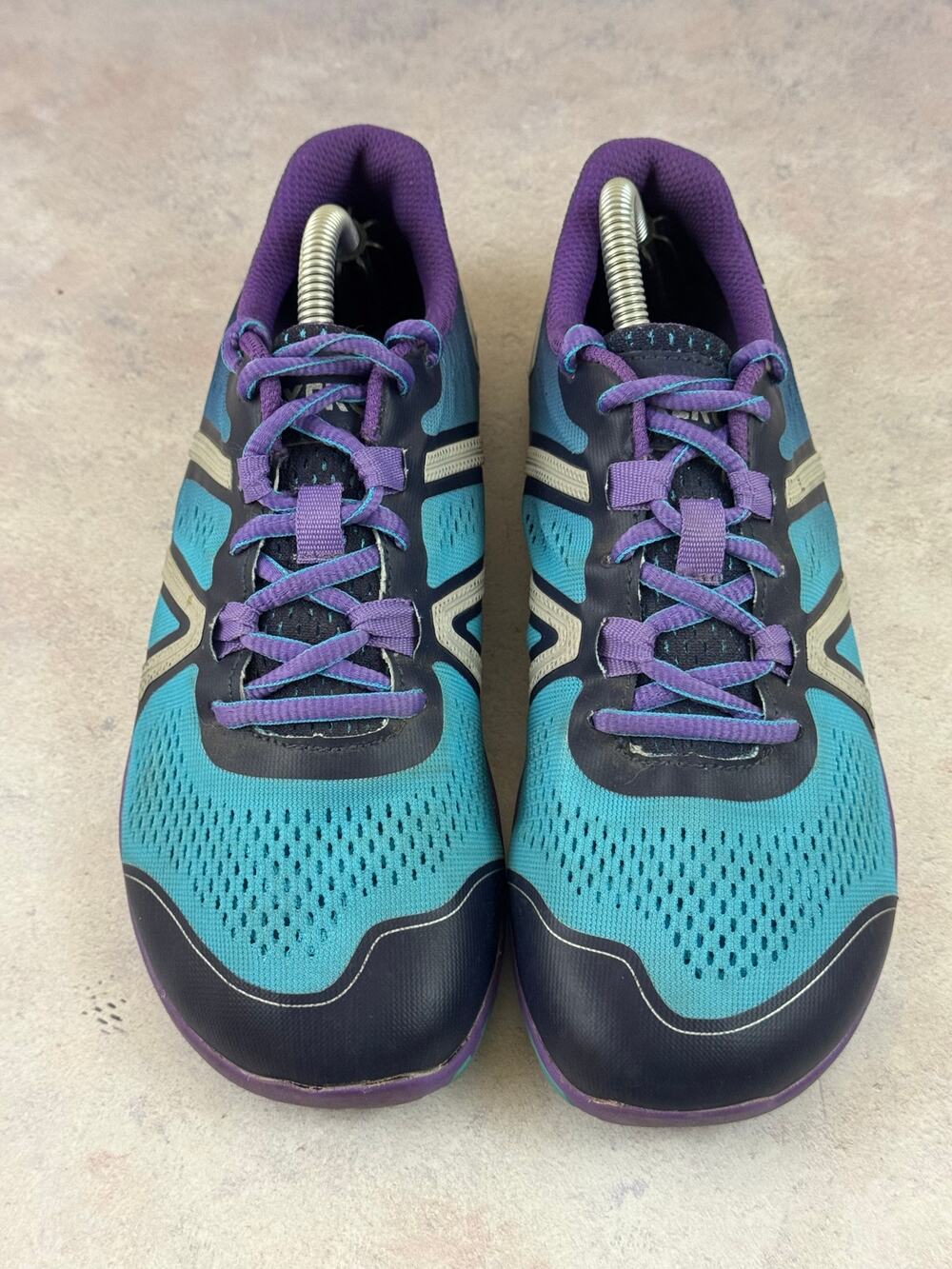 Xero HFS Womens Size 7.5 Shoes Blue Purple Zero Drop Barefoot Running Sneakers